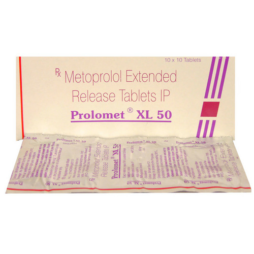 Prolomet XL 50 Tablet 10's for hypertension, angina, arrhythmia