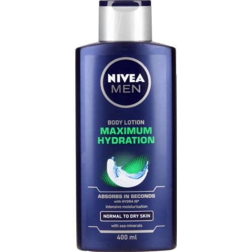 NIVEA MEN MAXIMUM HYDRATION LOTION 400ML