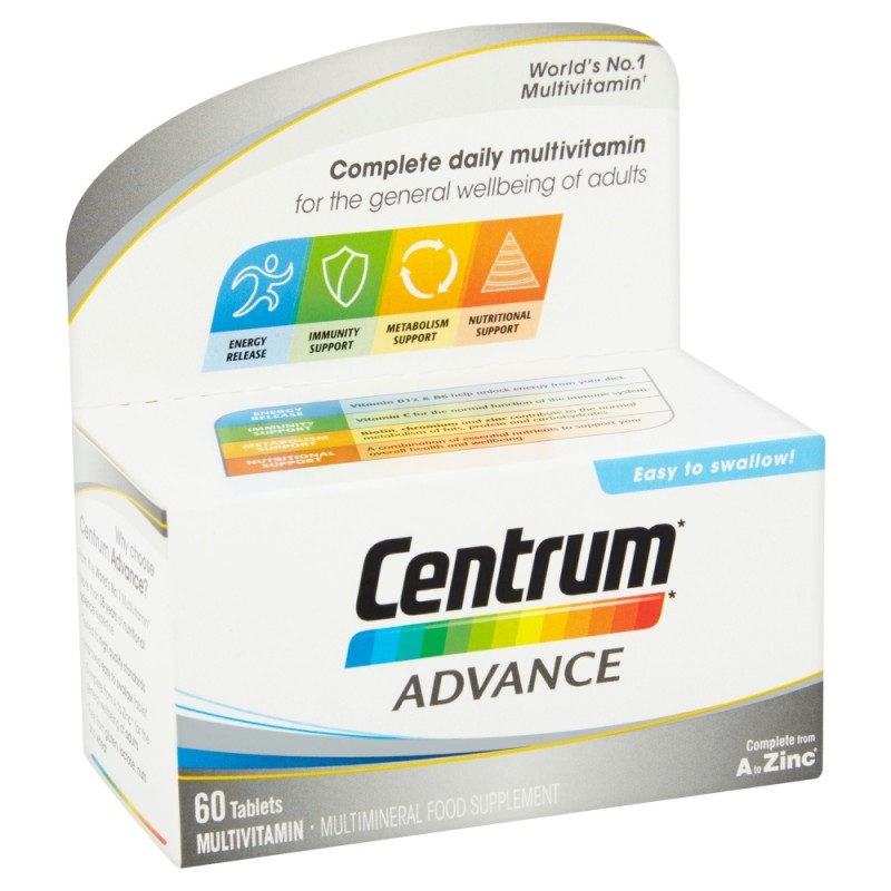 CENTRUM ADVANCE TABLETS 60S