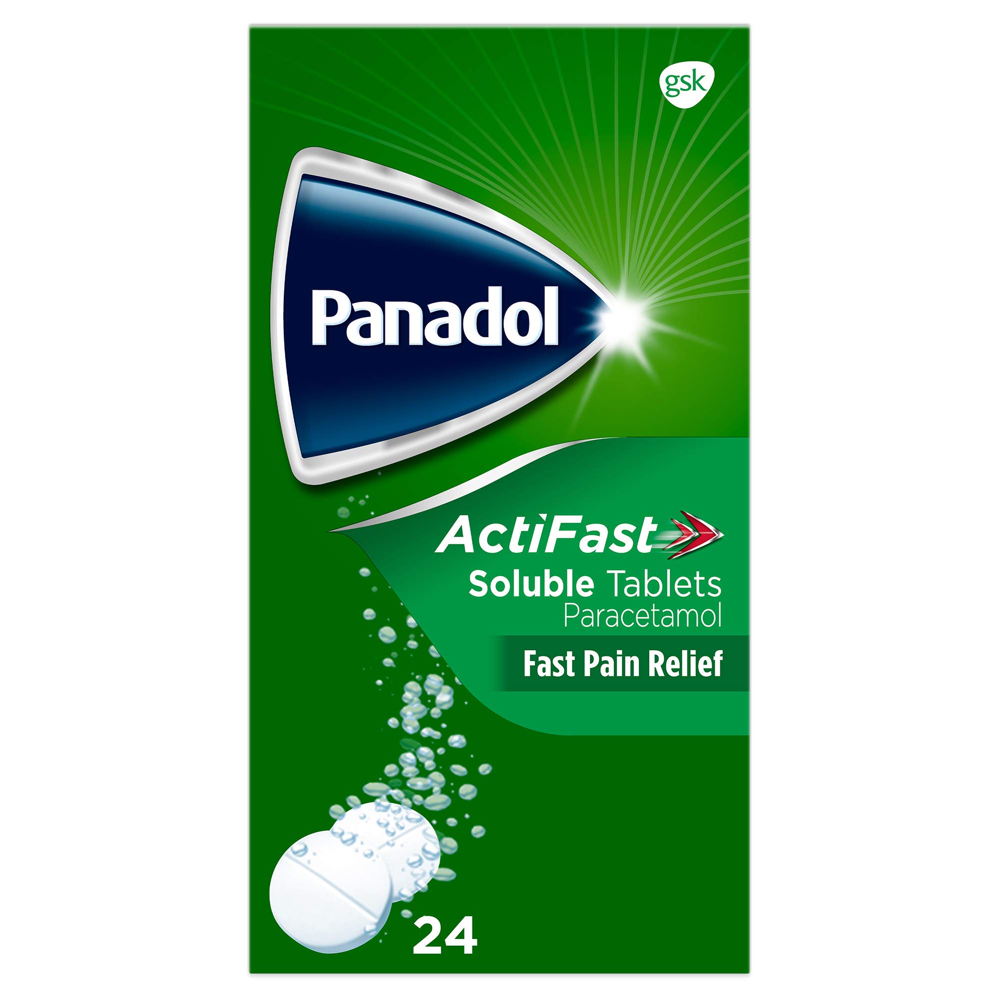 PANADOL ACTIFAST SOLUBLE TAB 24S