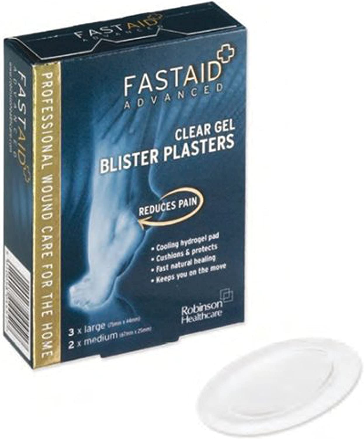 FAST AID ADVANCED CLEAR GEL BLISTER PLASTERS 
