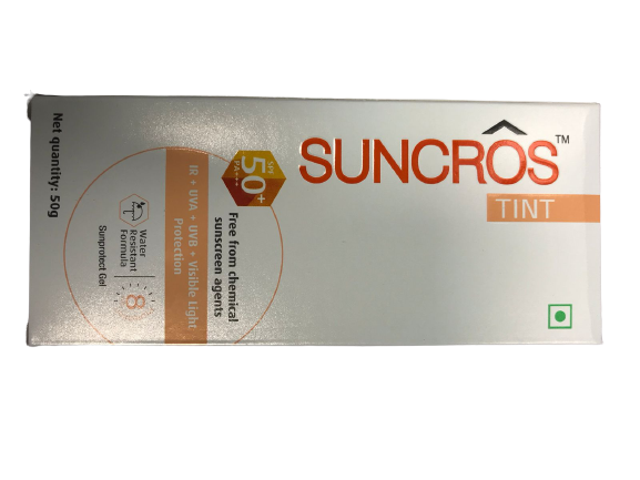 Suncros tint spf 50+ gel