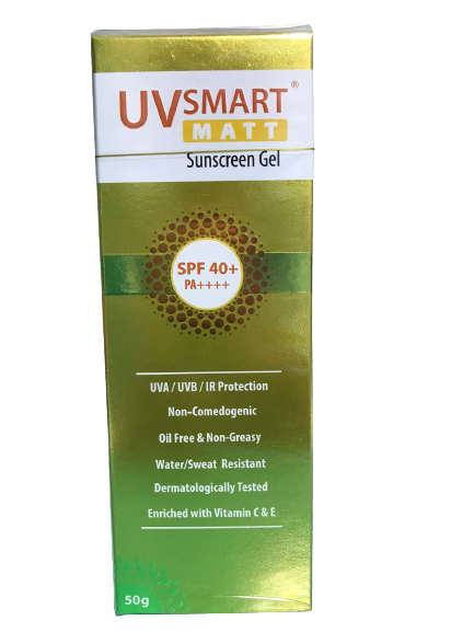 UVsmart Matt Sunscreen Gel SPF 40+