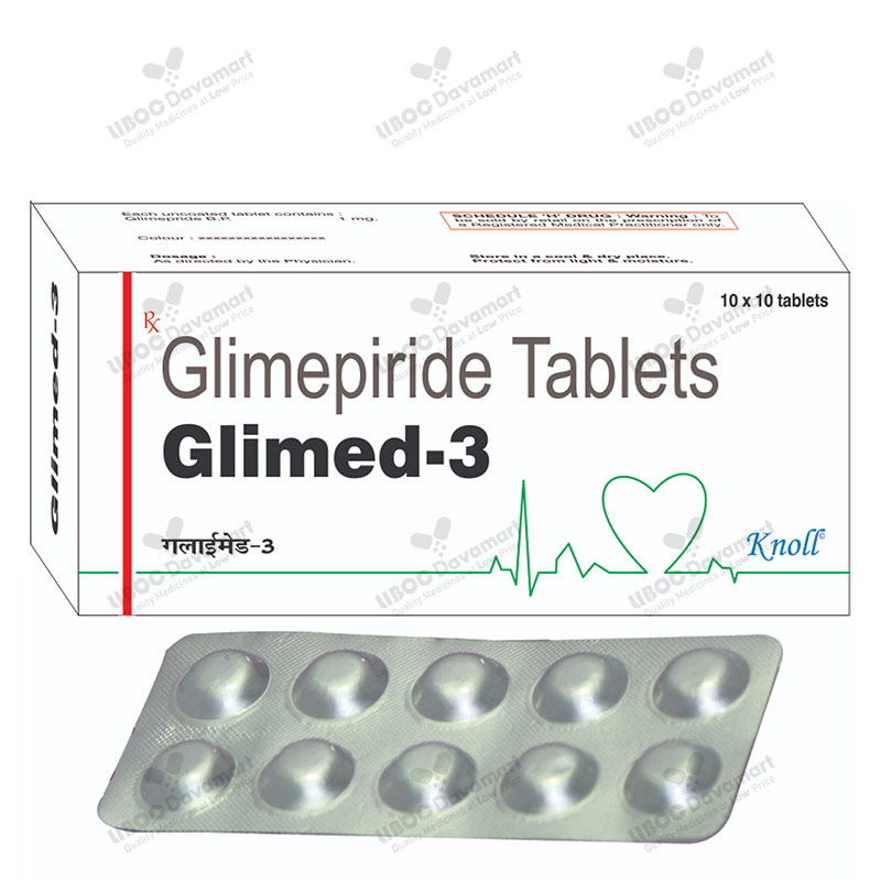 Glimed 3mg Tablet