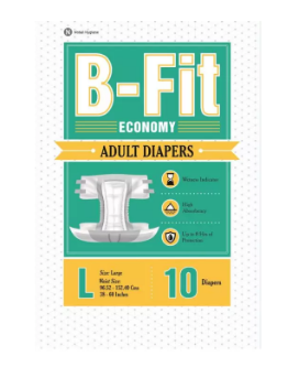 B.Fit Adult Diaper Economy Large