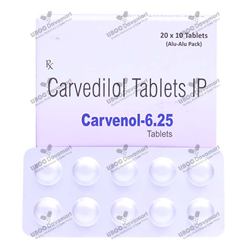 Carvenol-6.25 Tablet