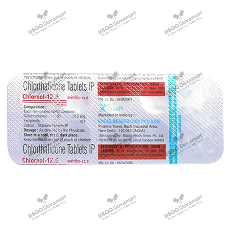 Chlornol 12.5 Tablet for high blood pressure
