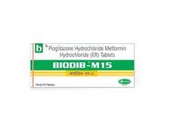 Biodib M 15mg/500mg Tablet