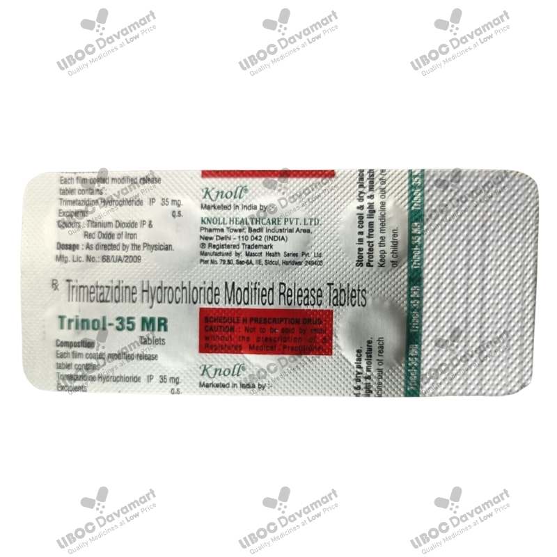 Trinol-35 MR Tablet for angina