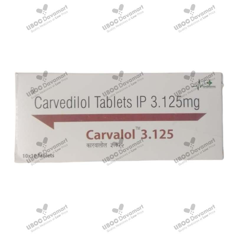 Carvalol 3.125 Tablet