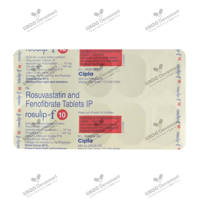 Rosulip-F 10 Tablet