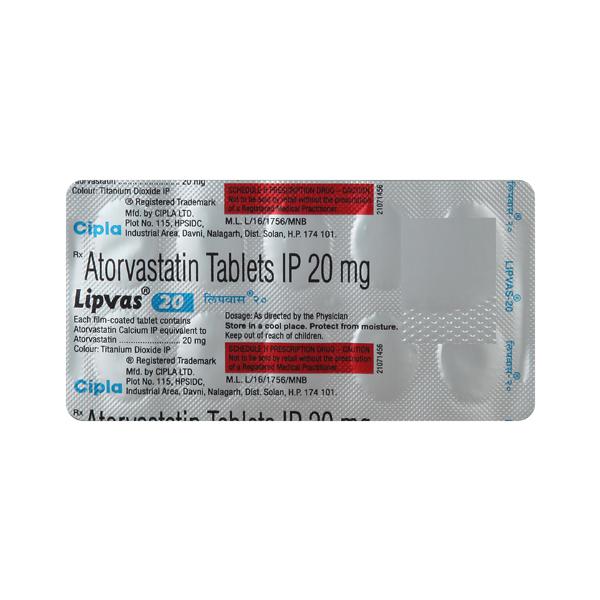 Lipvas-20 Tablet