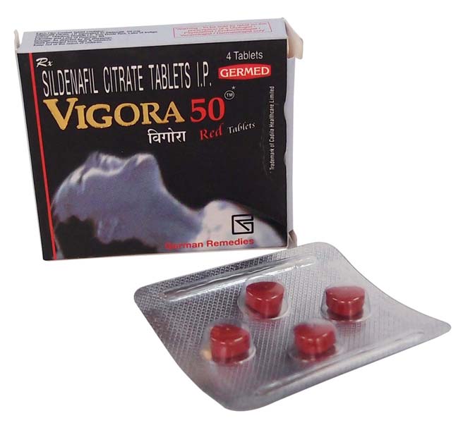 Vigore 50mg Red Tablet