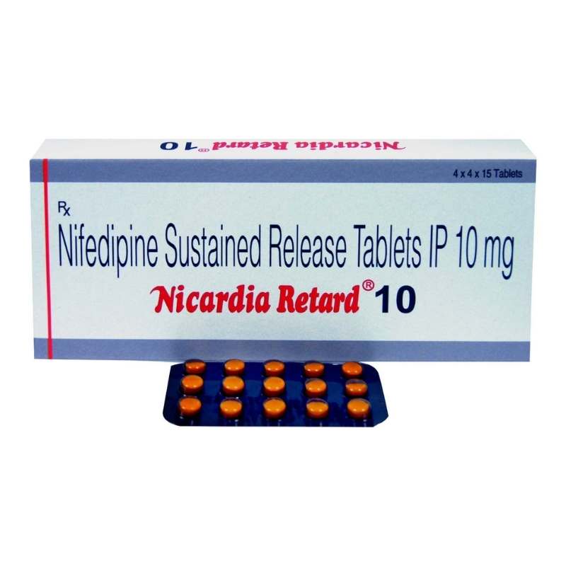Nicardia Retard 10 Tablet SR
