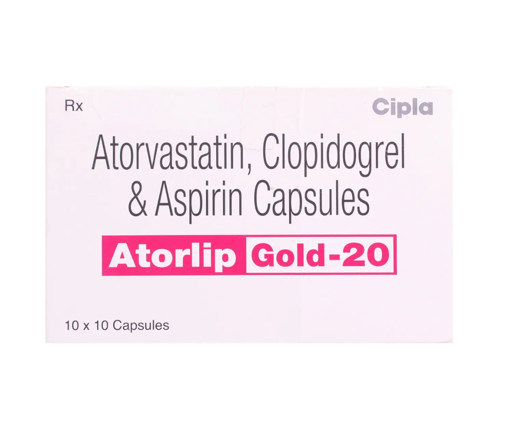 Atorlip Gold 20 Capsule 10's