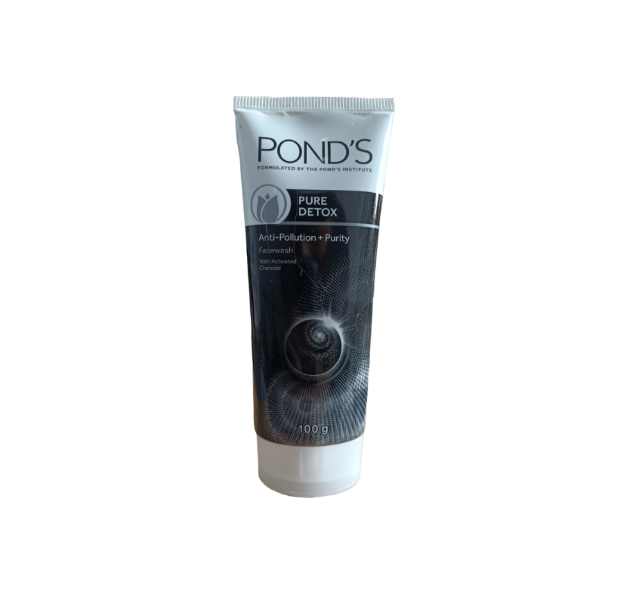Pond's Pure Detox Anti-Pollution + Purity Facewash - Activated Charcoal 100 gm