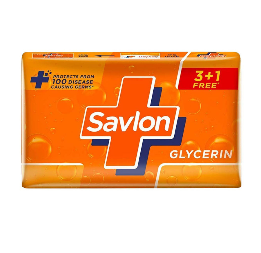 Savlon Glycerin Soap 75Gm Each (Buy 3 Get 1 Free)- 4