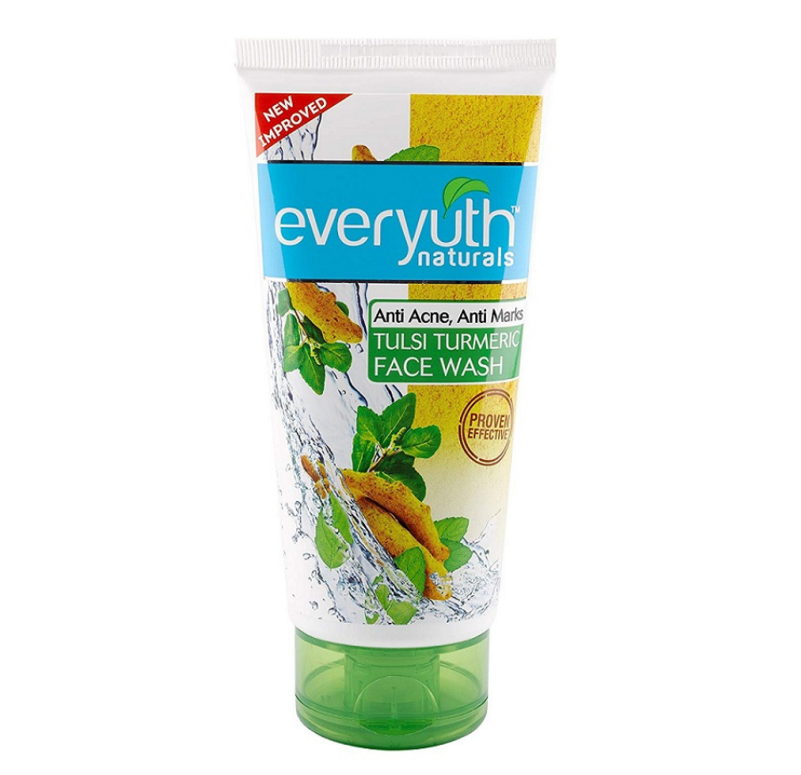 Everyuth Naturals Anti Acne Tulsi Turmeric Face Wash Tube Of 50 G