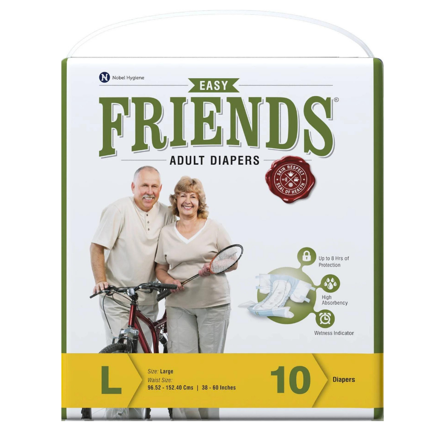 Friends easy adult diaper L