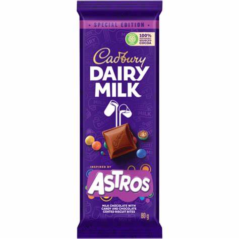 Cadbury Dairy Milk Chocolate Astros