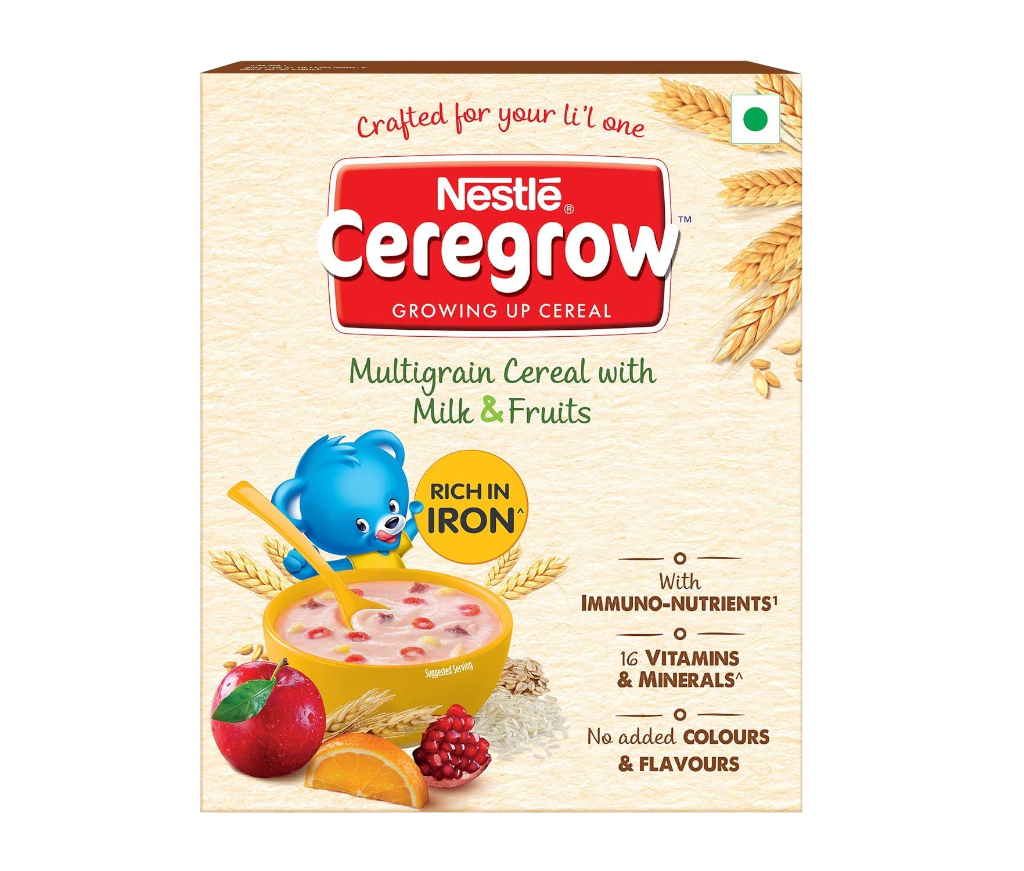 Nestle Ceregrow Multigrain Cereal with Milk & Fruits