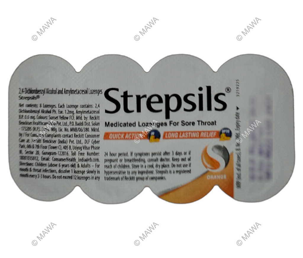 Strepsils Lozenges Orange