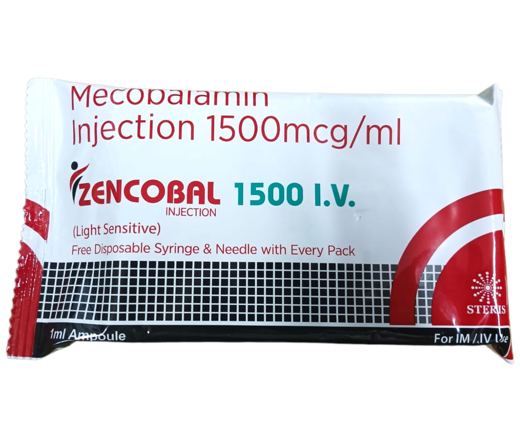 1500 mcg b12 injection STERIS PHARMA | Mecobalamin 1500 mcg/ml Injection