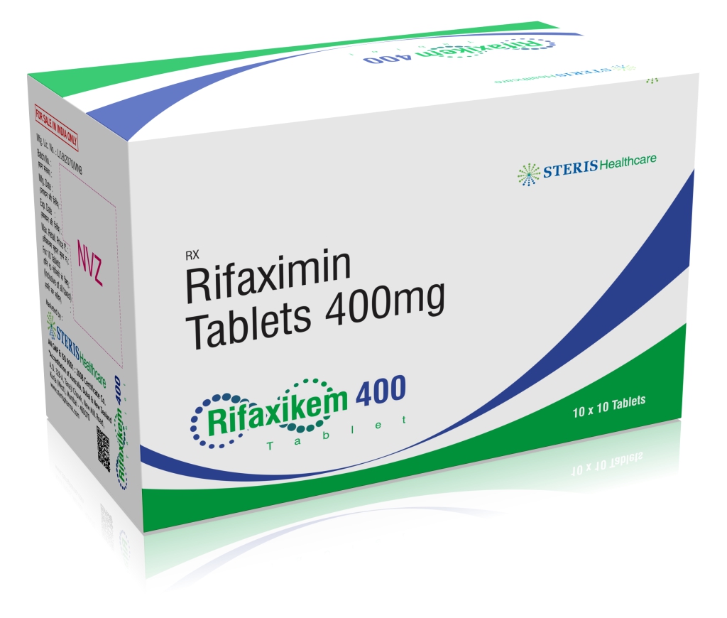 STERIS PHARMA | Rifaximin 400 mg Tablet: View Uses, Dosage, Side Effects  and More.