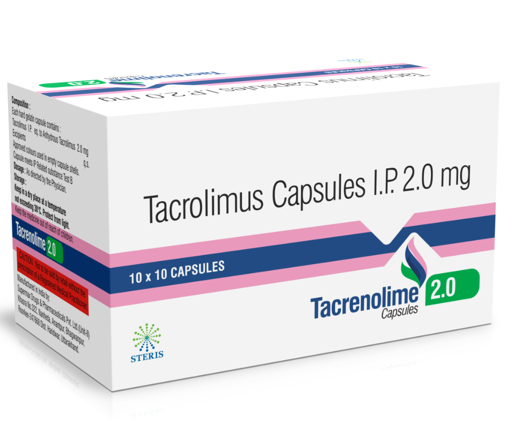 STERIS PHARMA | Tacrolimus Capsules 2 mg: Preventing Organ Rejection Steris  Healthcare.