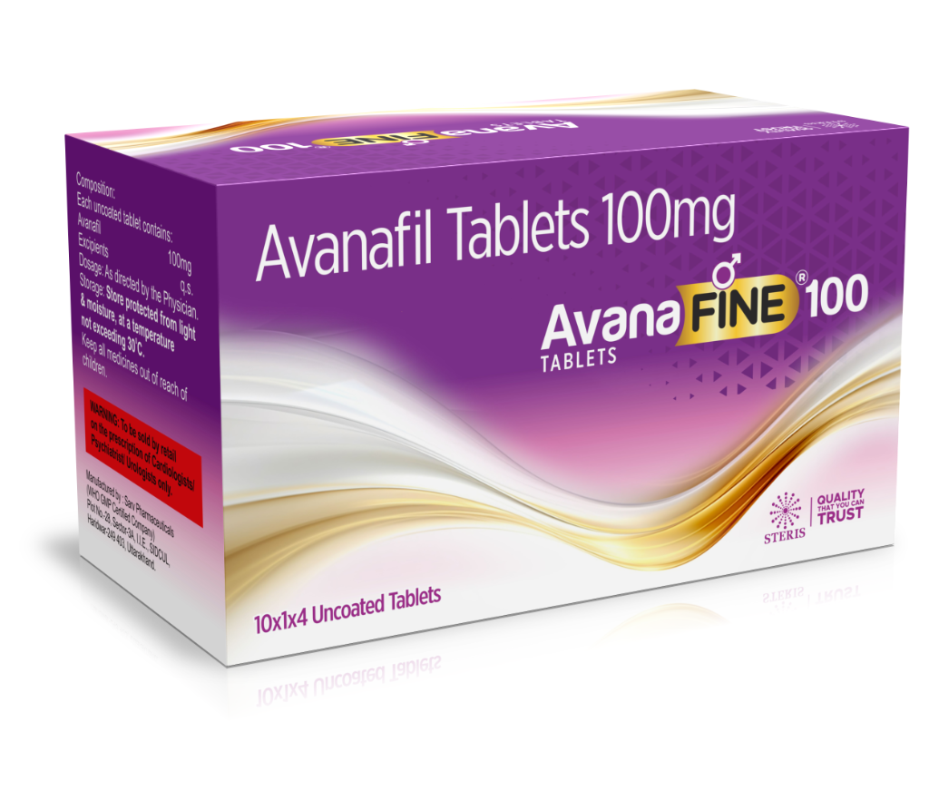 STERIS PHARMA | Buy Avanafil 100 mg Tablets Online | ED Treatment