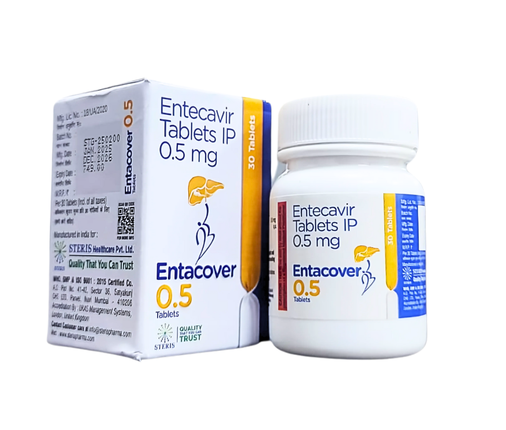 STERIS PHARMA | Entecavir 0.5 mg Tablet: View Uses, Dose, Price, Side  Effects By Steris Healthcare