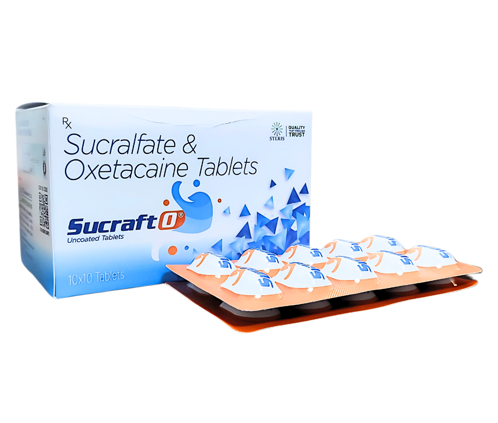 STERIS PHARMA | Sucralfate+oxetacaine Tablet Available From Steris  Healthcare.