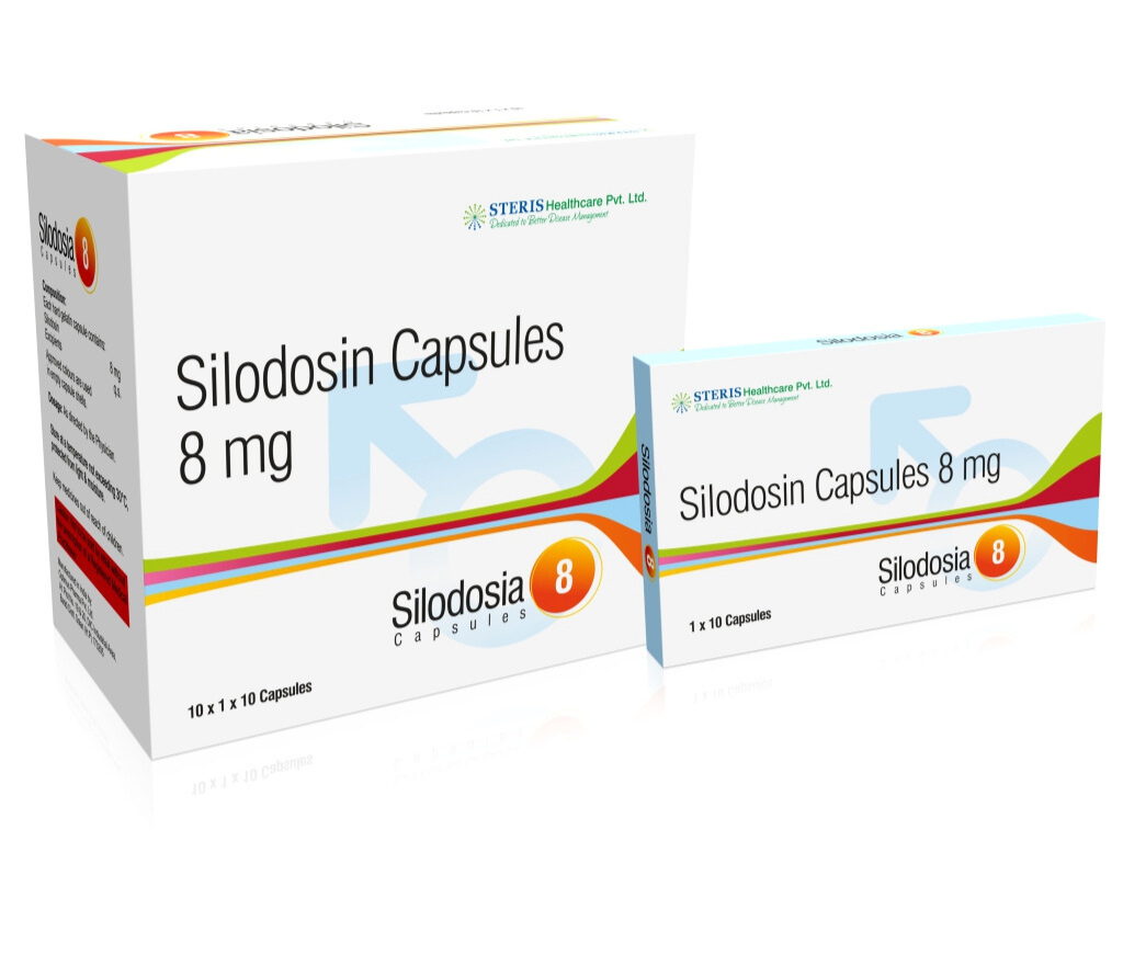 STERIS PHARMA | Silodosin 8 mg Capsule – Effective Relief for BPH Urinary  Symptoms in India