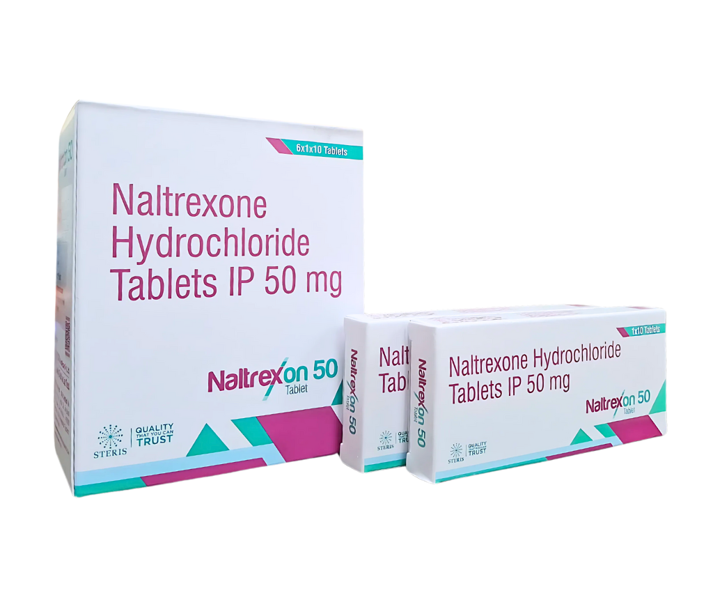 STERIS PHARMA | Naltrexone Hydrochloride IP 50 mg: Uses, Price, Benefits,  Side Effects.