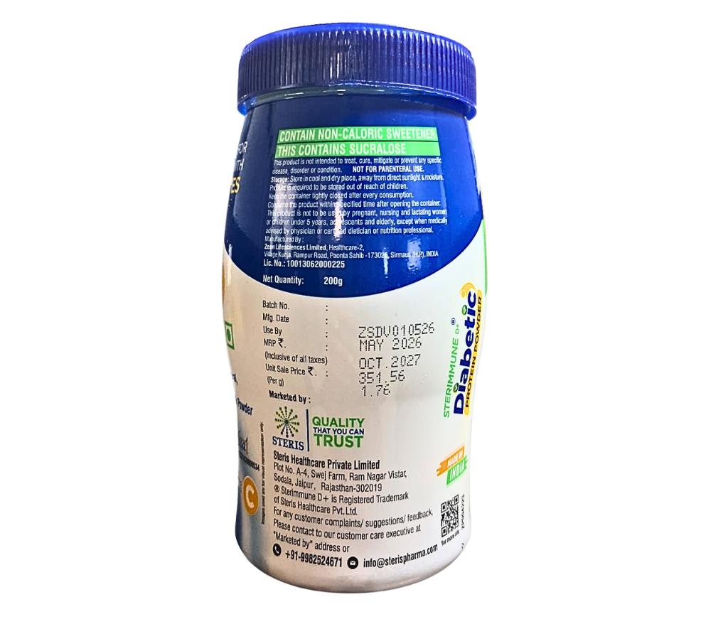 l carnitine in whole milk Sterimmune D+ Diabetic Protein Comment 