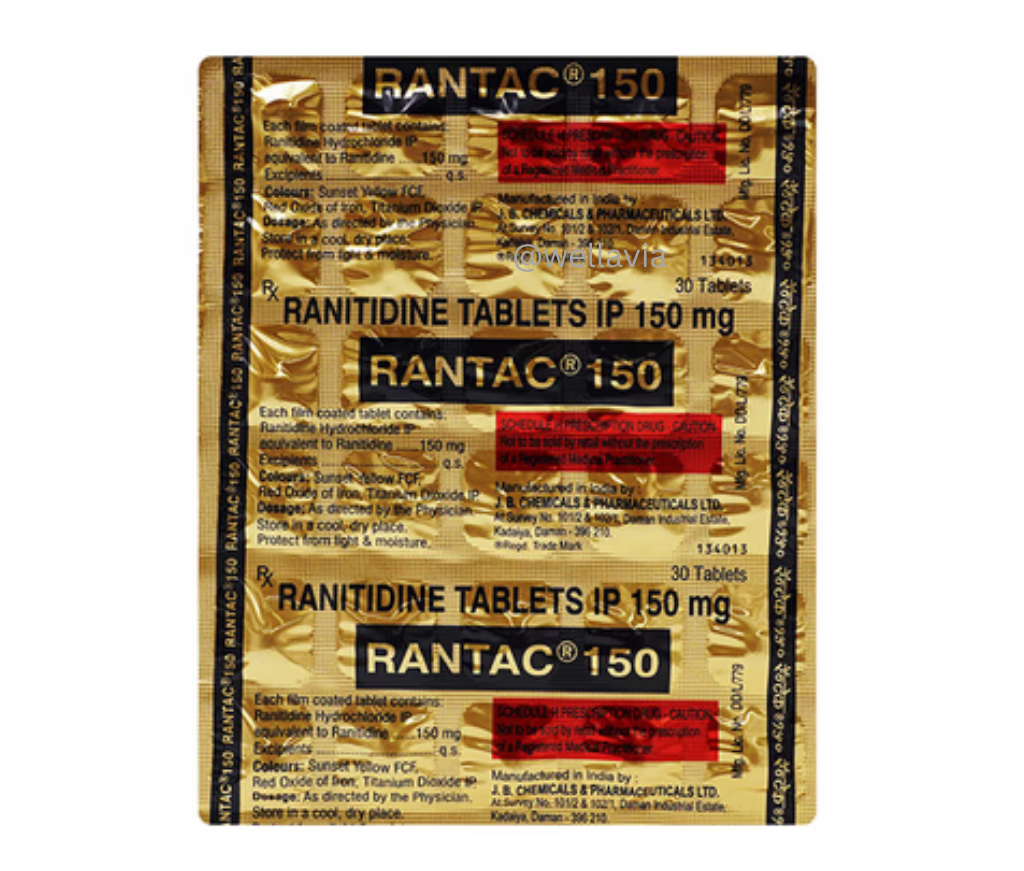 Rantac 150 Tablet- 30 
