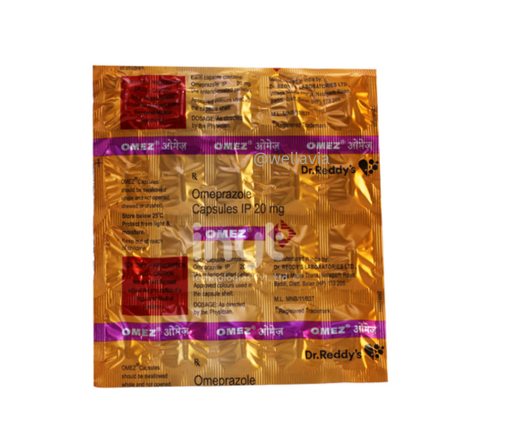 Omez 20mg Capsule 20 s 