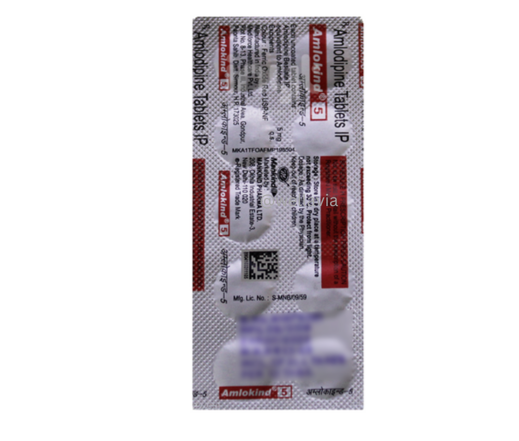 Amlokind 5mg Tablet 15s 
