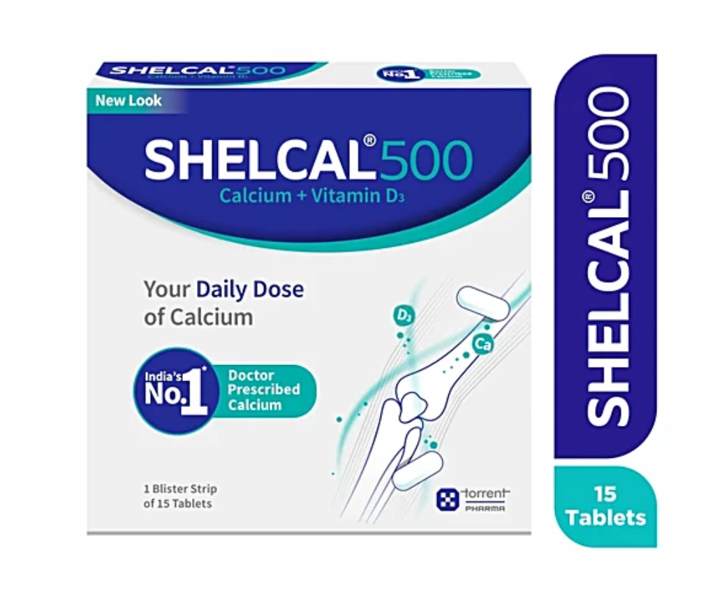 Shelcal 500mg Tablet 15s 