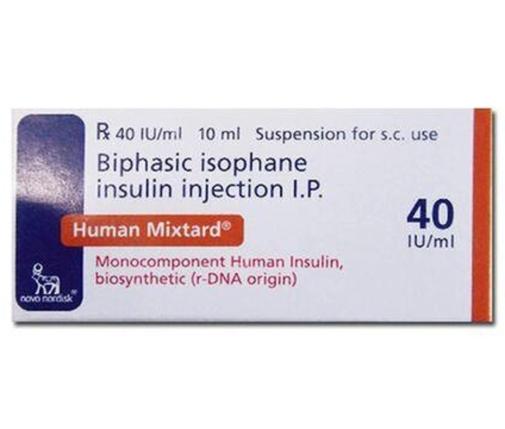 Human Mixtard 30/70 40iu/ml Injection 10ml 