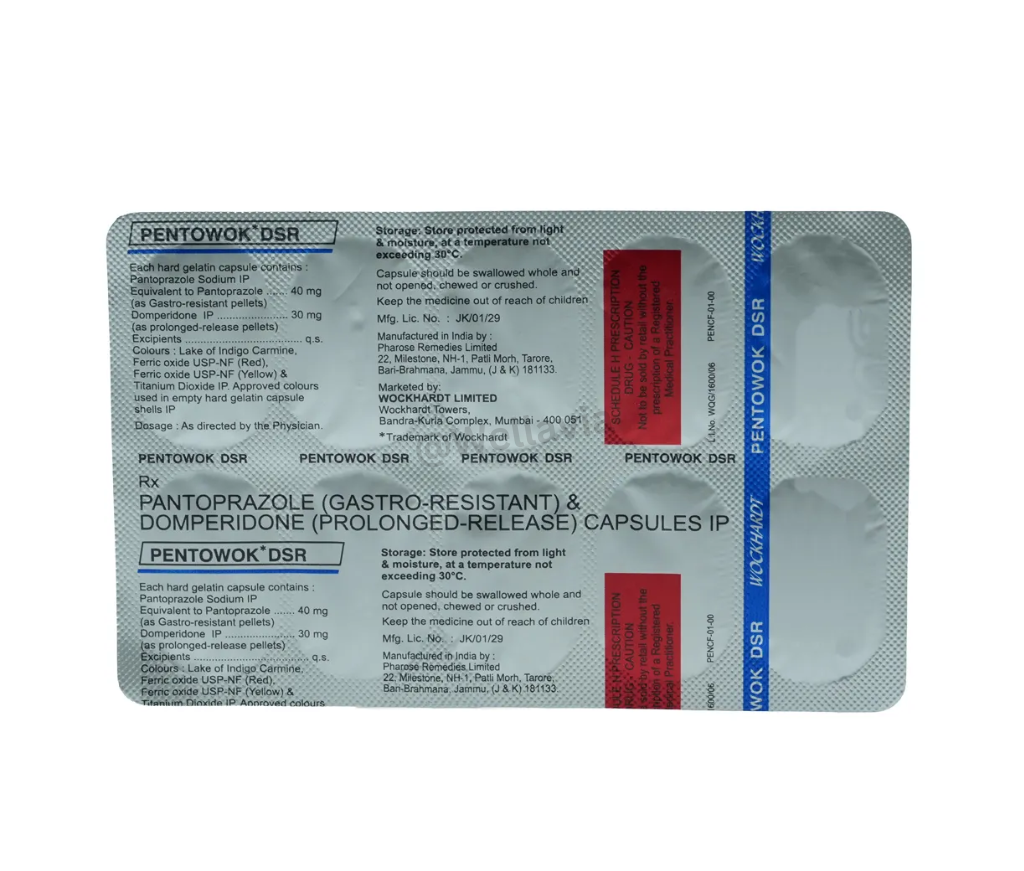 Pentowok D 30mg/40mg SR Capsule 10s 