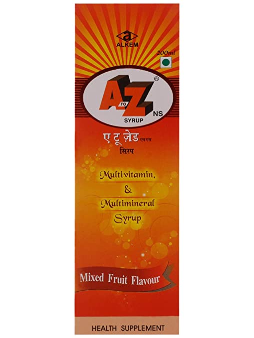 A To Z NS Mango Flavour Syrup 200ml to combat fatigue, stress, weakness and exhaustion