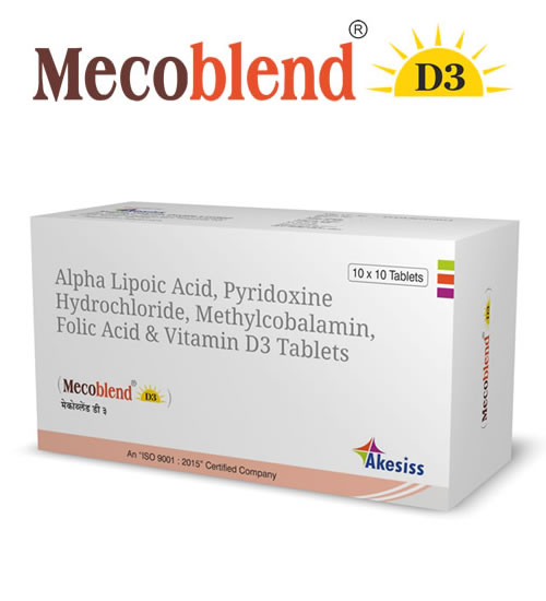 Mecoblend D3 Tablet (Strip of 10) for B12 deficiency