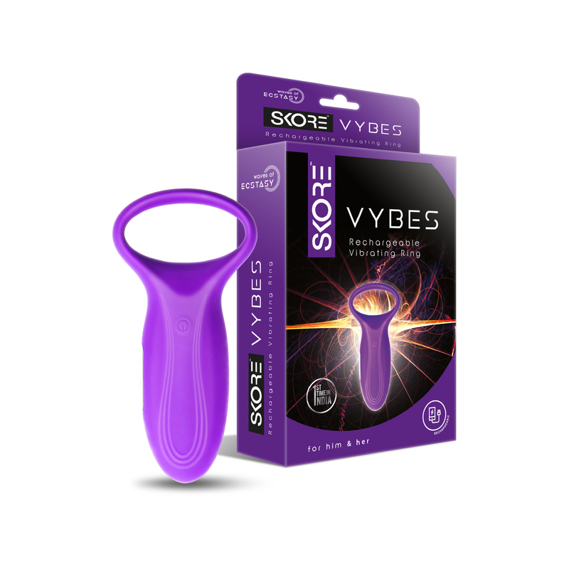 Skore Vybes Rechargeable Vibrating Ring for Him & Her