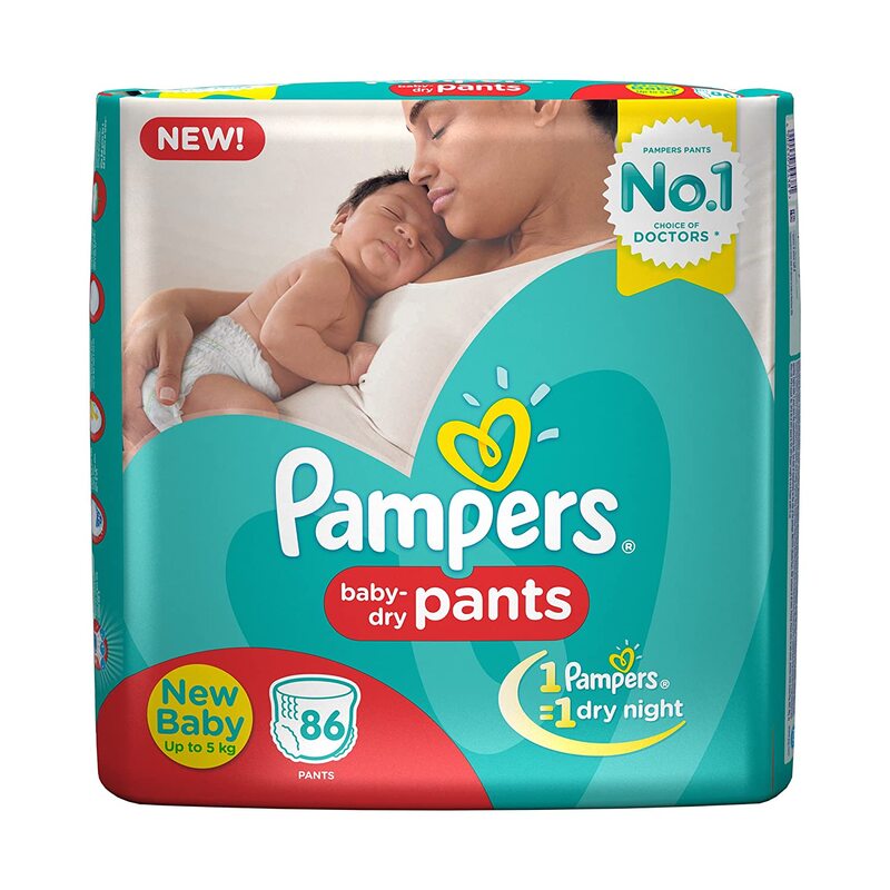 Pampers Baby Dry Pants for New Born (Pack of 86)