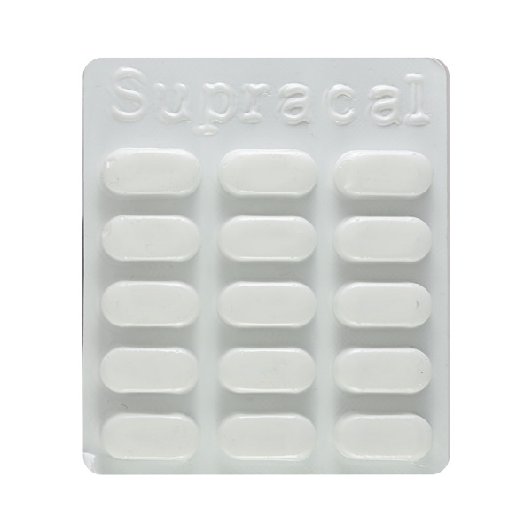 Supracal Tablet (Strip of 15) for treatment of osteoporosis and osteomalacia