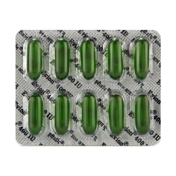 Evion 400 Capsule (Strip of 10) for Vitamin E deficiency