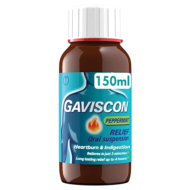 Gaviscon Peppermint Oral Suspension 150ml for acidity