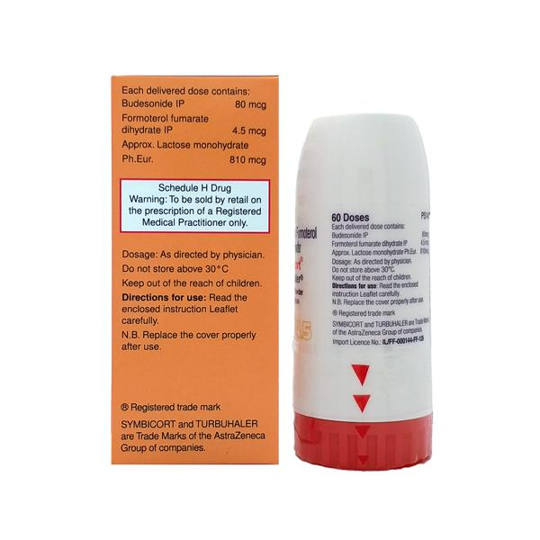 Symbicort 80mcg/4.5mcg Turbuhaler 60 MDI for COPD