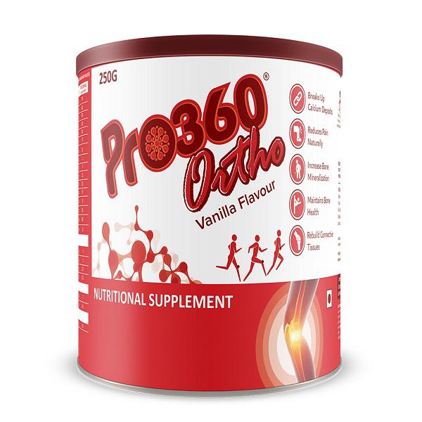 Pro360 Ortho Vanilla Non Veg Nutritional Beverage Mix 250g